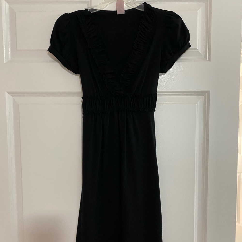 Maurices black tie-back dress size S